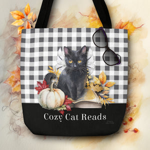 Cozy Cat Reads - Tote Bag