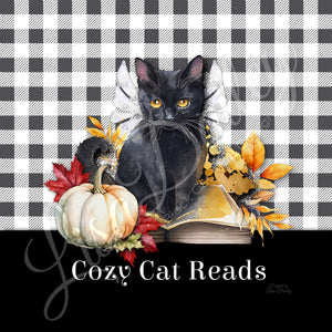 Cozy Cat Reads - Mouse Pad