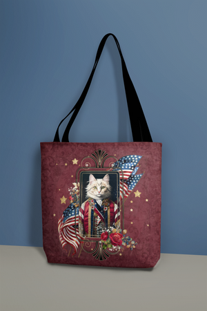 Patriotic Persian Cat - Tote Bag