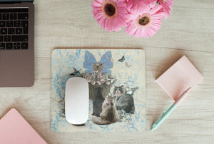 A Tisket a Tasket Cats in a Basket - Mouse Pad