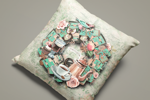 For the Love of Coffee - Throw Pillow