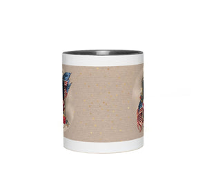 Patriotic Persian Cat - Accent Mug