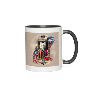 Patriotic Persian Cat - Accent Mug