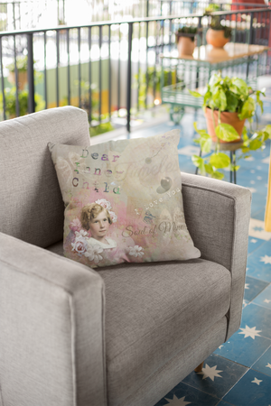 Soul 'O Mine - Throw Pillow - Lisa Dailey Black Cat Art & Design