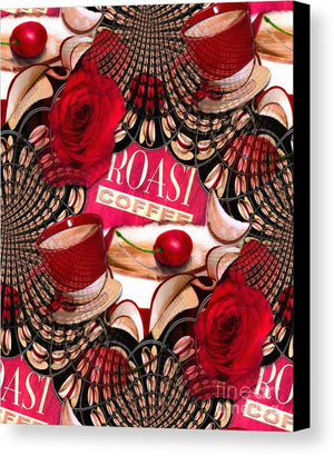 Life is a Cup of Cherries - Canvas Print