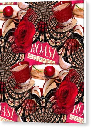 Life is a Cup of Cherries - Canvas Print