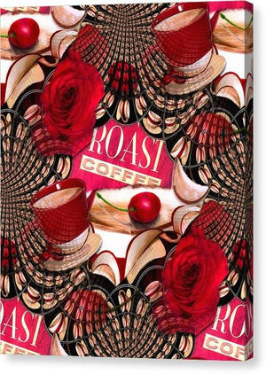 Life is a Cup of Cherries - Canvas Print