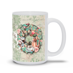 For the Love of Coffee - White Mug