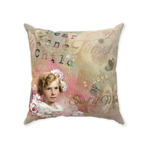 Soul 'O Mine - Throw Pillow - Lisa Dailey Black Cat Art & Design