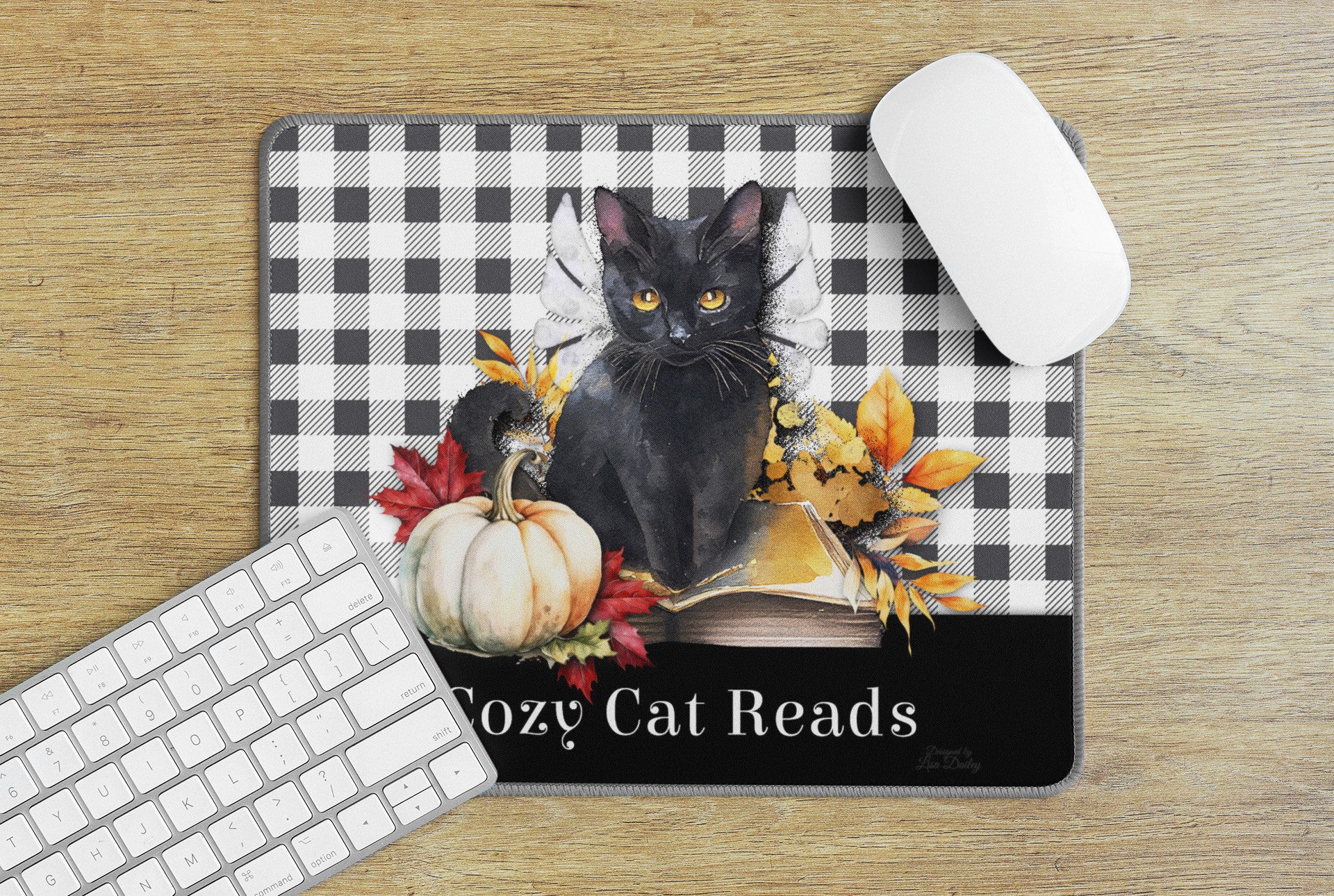 Cozy Cat Reads - Mouse Pad