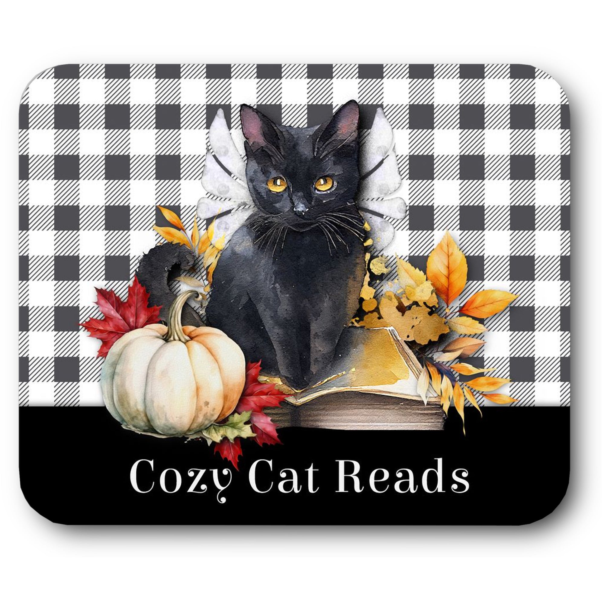 Cozy Cat Reads - Mouse Pad