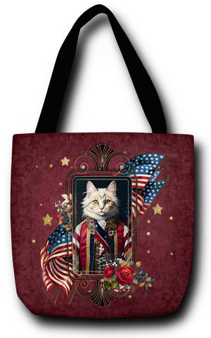 Patriotic Persian Cat - Tote Bag