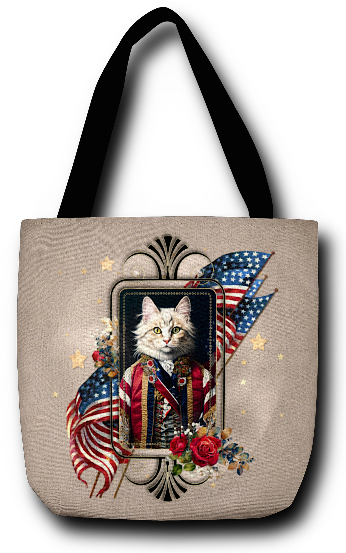 Patriotic Persian Cat - Tote Bag