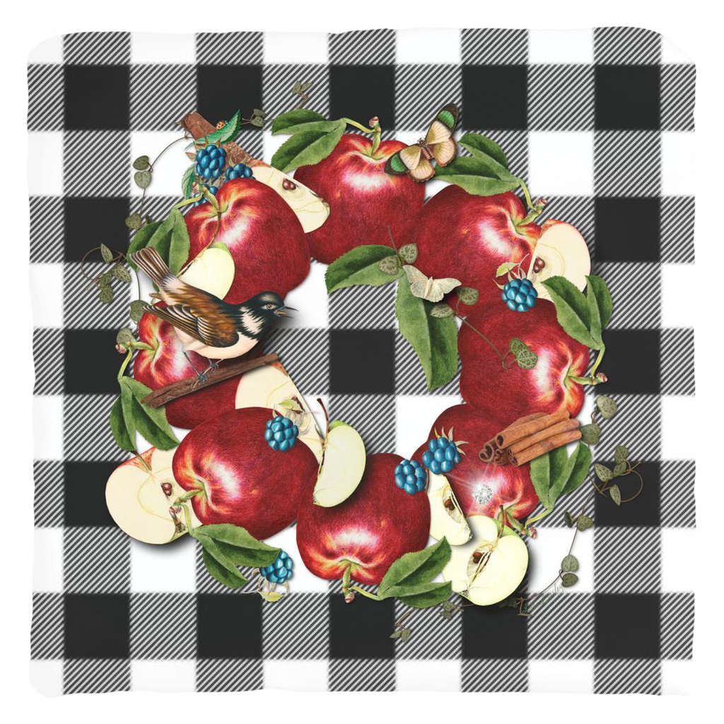 Sweet Apple Pie - Buffalo Plaid - Throw Pillow