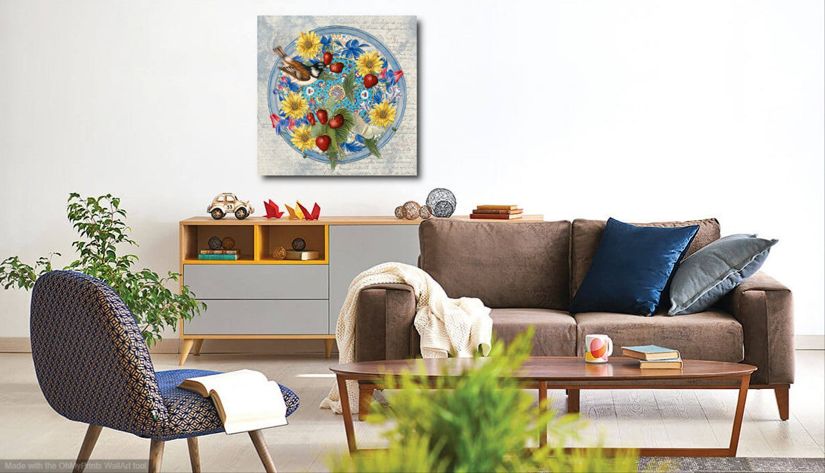 Blue Dutchess - Canvas Print