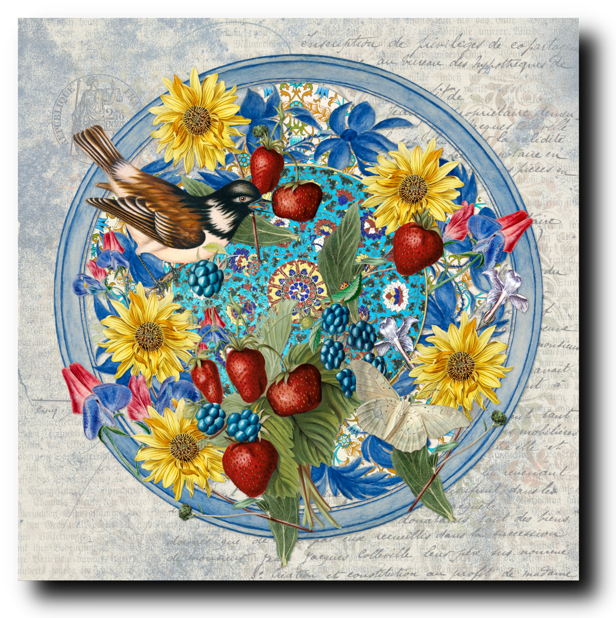 Blue Dutchess - Canvas Print