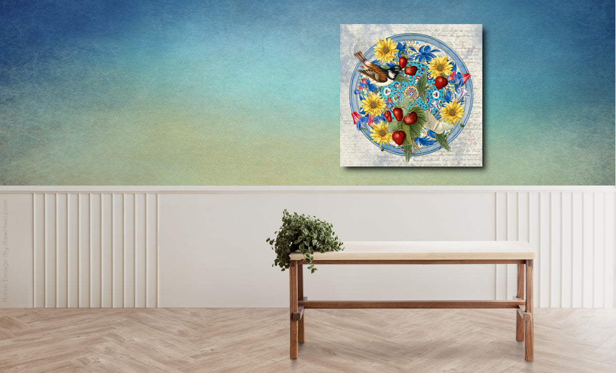 Blue Dutchess - Art Print