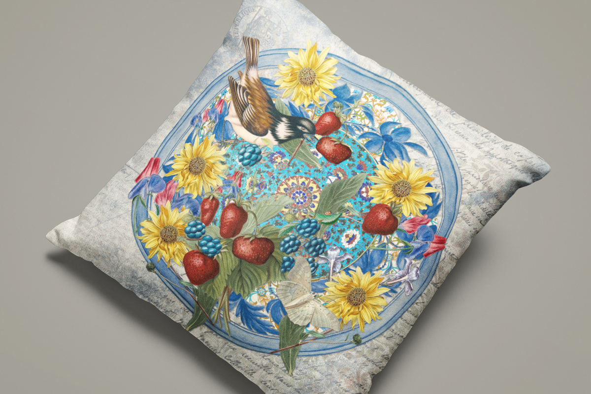 Blue Dutchess - Throw Pillow