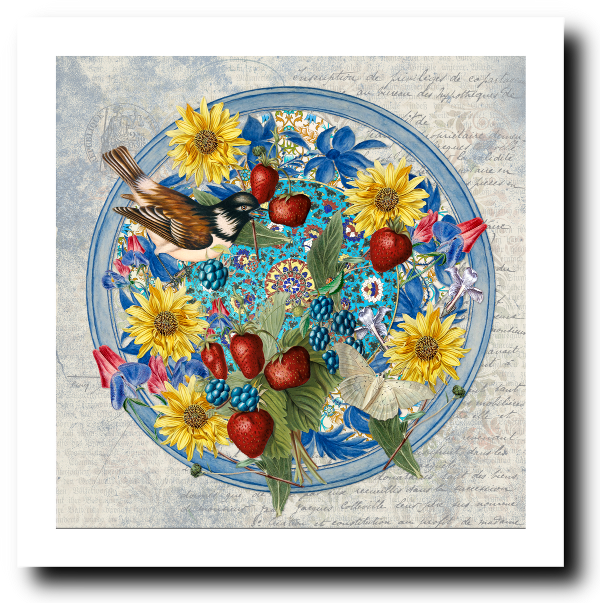 Blue Dutchess - Art Print