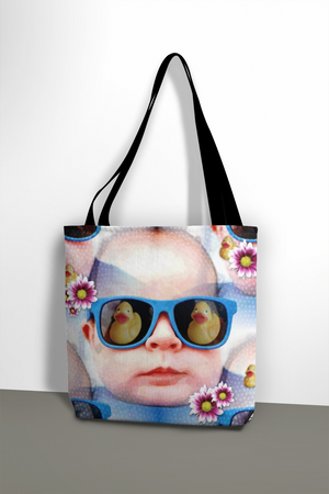 Cool Baby - Tote Bag - Lisa Dailey Black Cat Art & Design