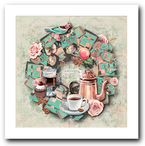 For the Love of Coffee - Art Print
