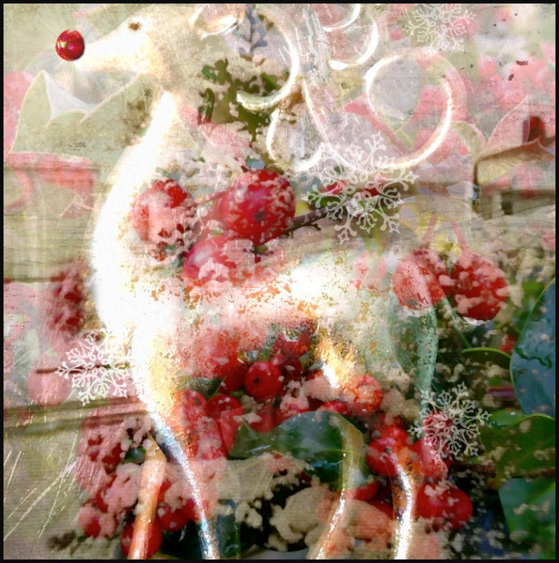 Joy of the Season - Tote Bag - Lisa Dailey Black Cat Art & Design