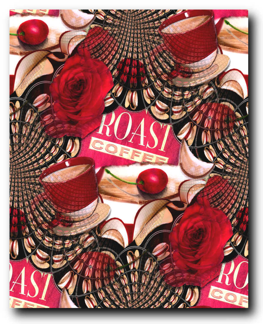 Life is a Cup of Cherries - Canvas Print