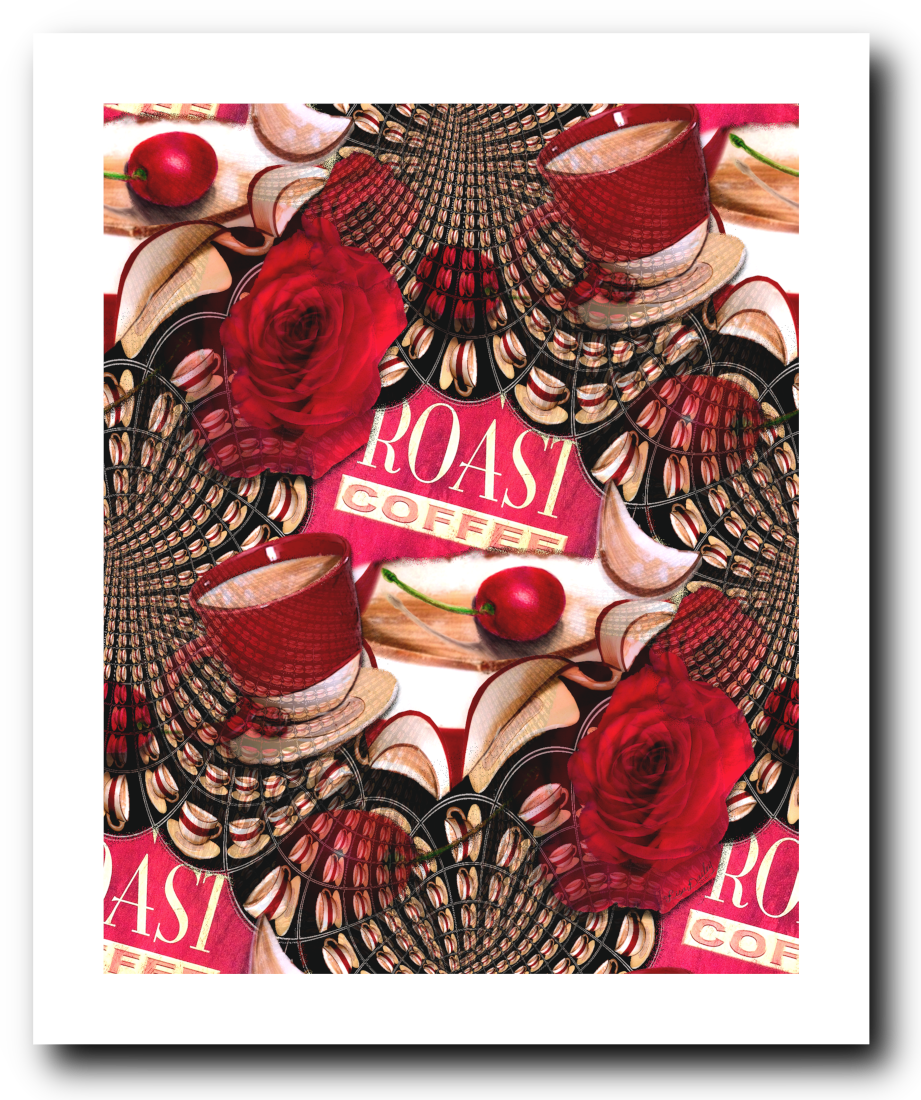 Life is a Cup of Cherries - Art Print