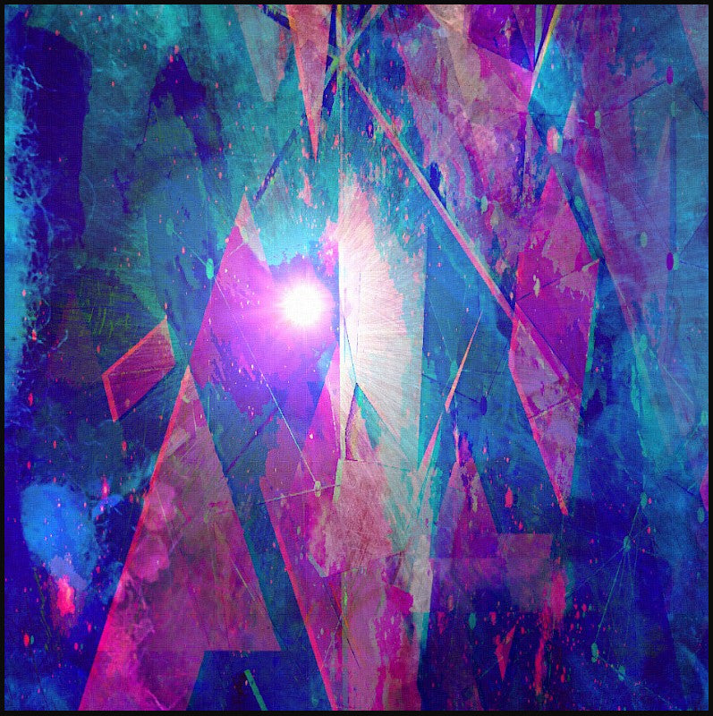 Moonlight in Abstraction - Tote Bag - Lisa Dailey Black Cat Art & Design
