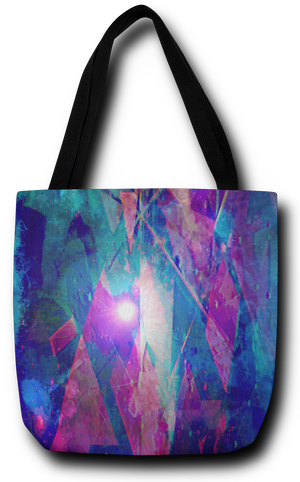 Moonlight in Abstraction - Tote Bag - Lisa Dailey Black Cat Art & Design