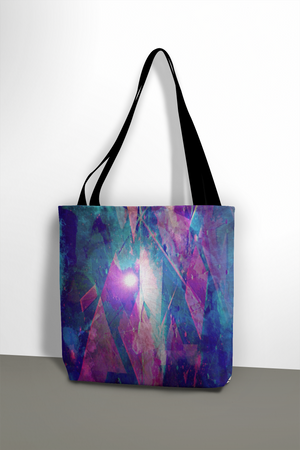 Moonlight in Abstraction - Tote Bag - Lisa Dailey Black Cat Art & Design