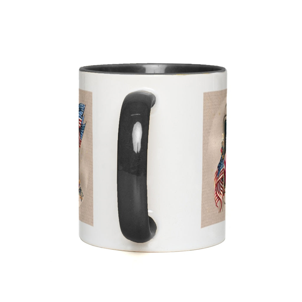 Patriotic Persian Cat - Accent Mug