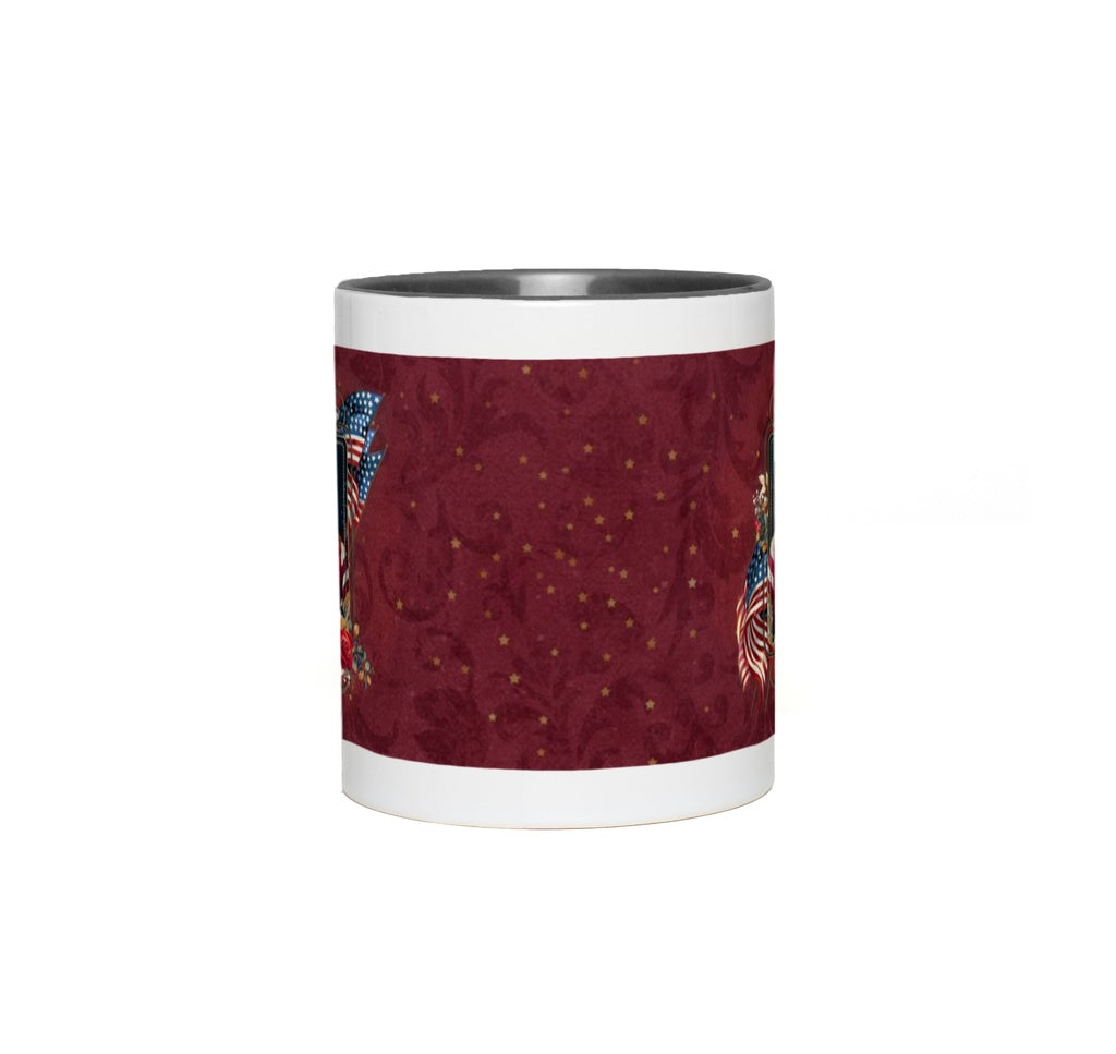 Patriotic Persian Cat - Accent Mug