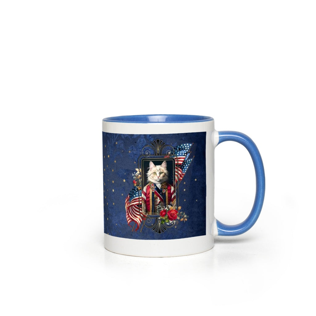 Patriotic Persian Cat - Accent Mug