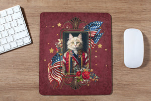 Patriotic Persian Cat - Mouse Pad