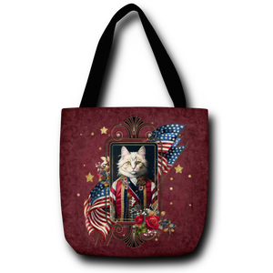 Patriotic Persian Cat - Tote Bag