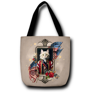 Patriotic Persian Cat - Tote Bag
