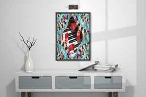 Piano Keys Sway - Canvas Print