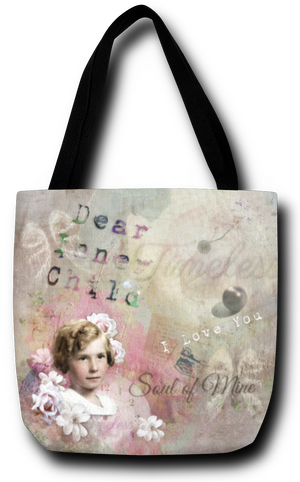 Soul O' Mine - Tote Bag - Lisa Dailey Black Cat Art & Design