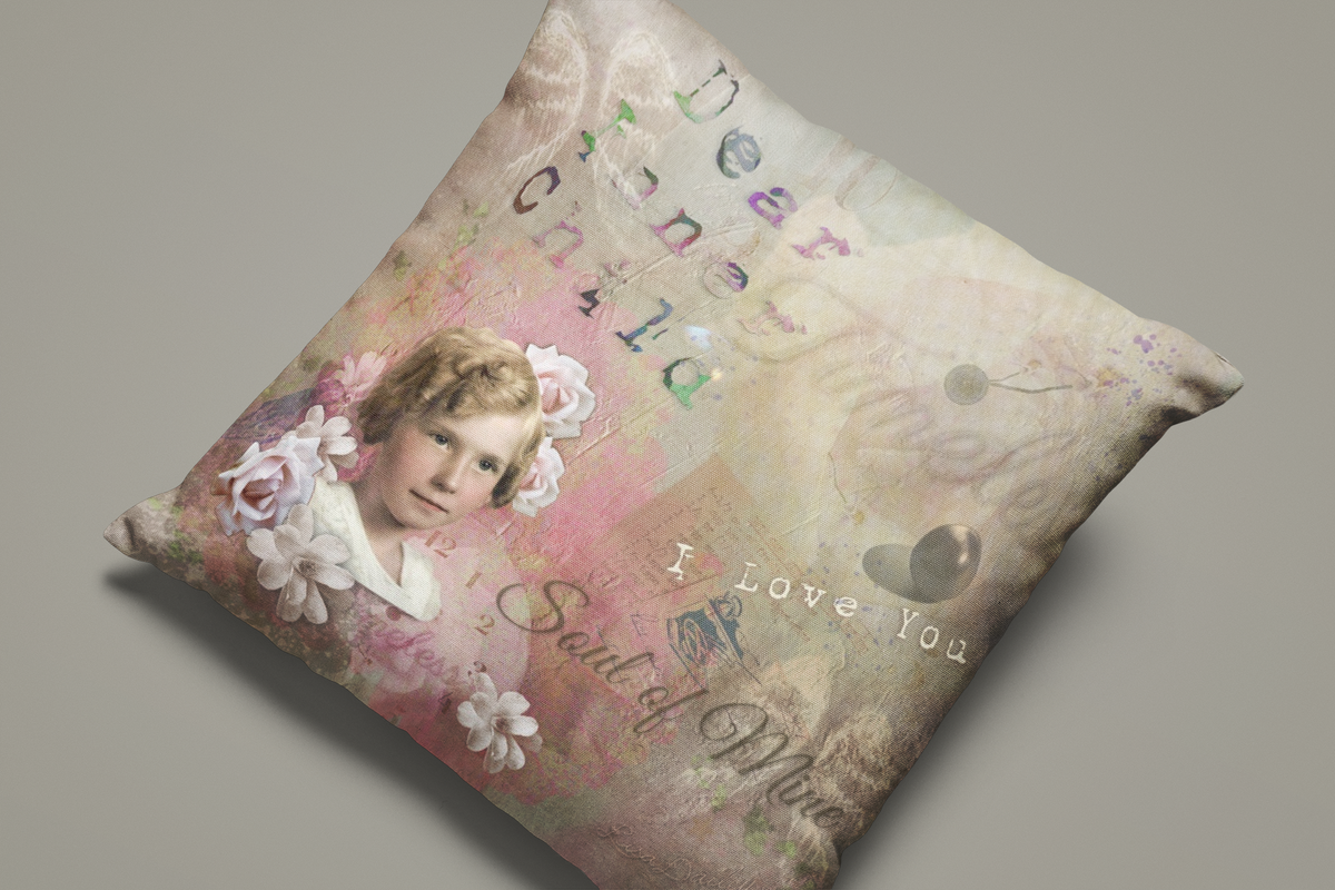 Soul 'O Mine - Throw Pillow - Lisa Dailey Black Cat Art & Design