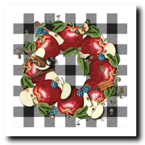 Sweet Apple Pie - Buffalo Plaid - Art Print