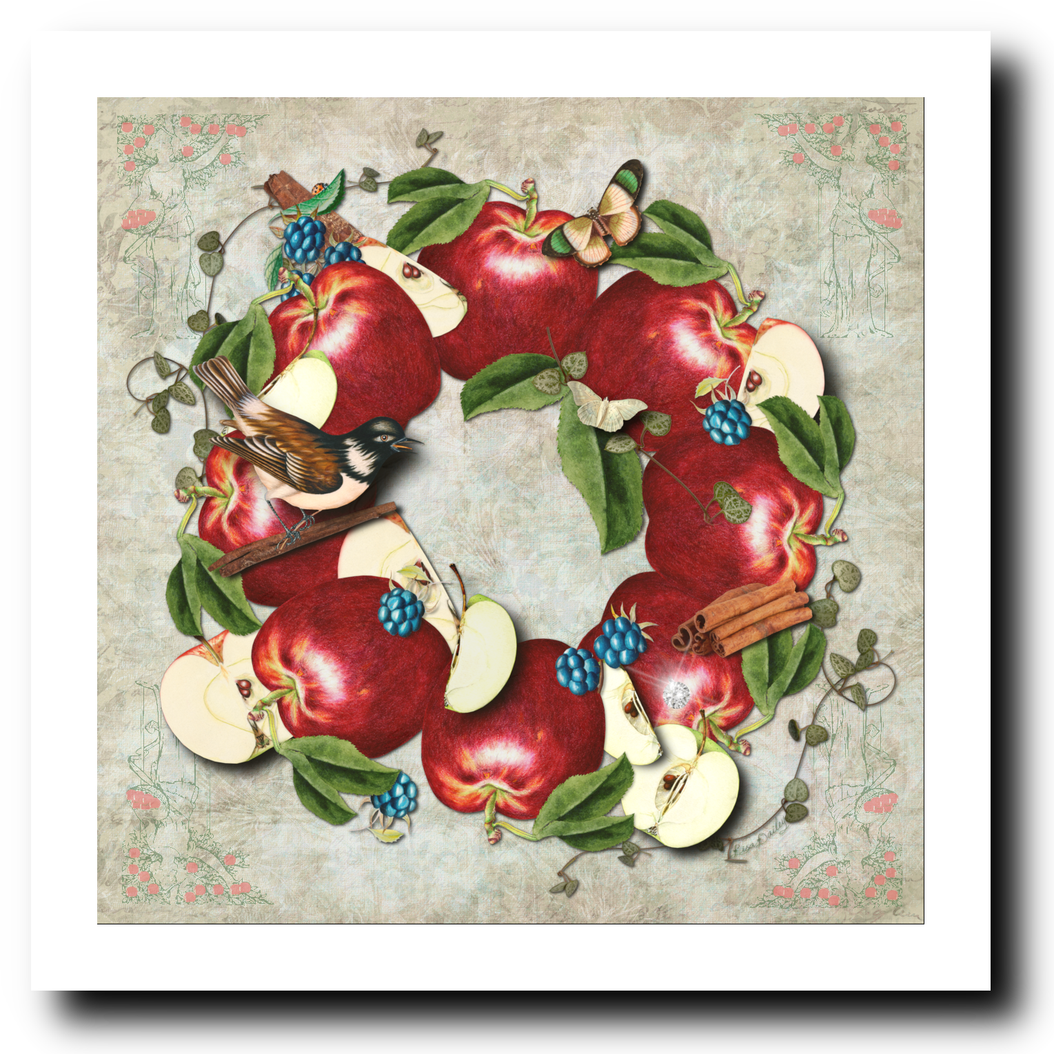 Sweet Apple Pie - Vintage - Art Print