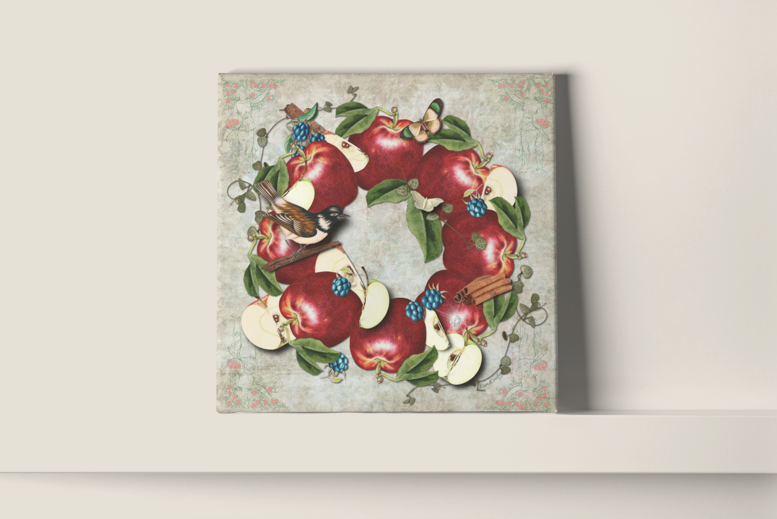 Sweet Apple Pie - Vintage - Canvas Print