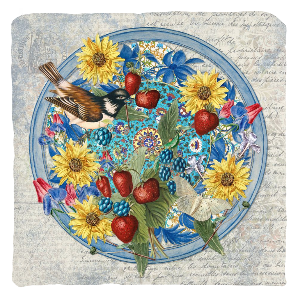 Blue Dutchess - Throw Pillow