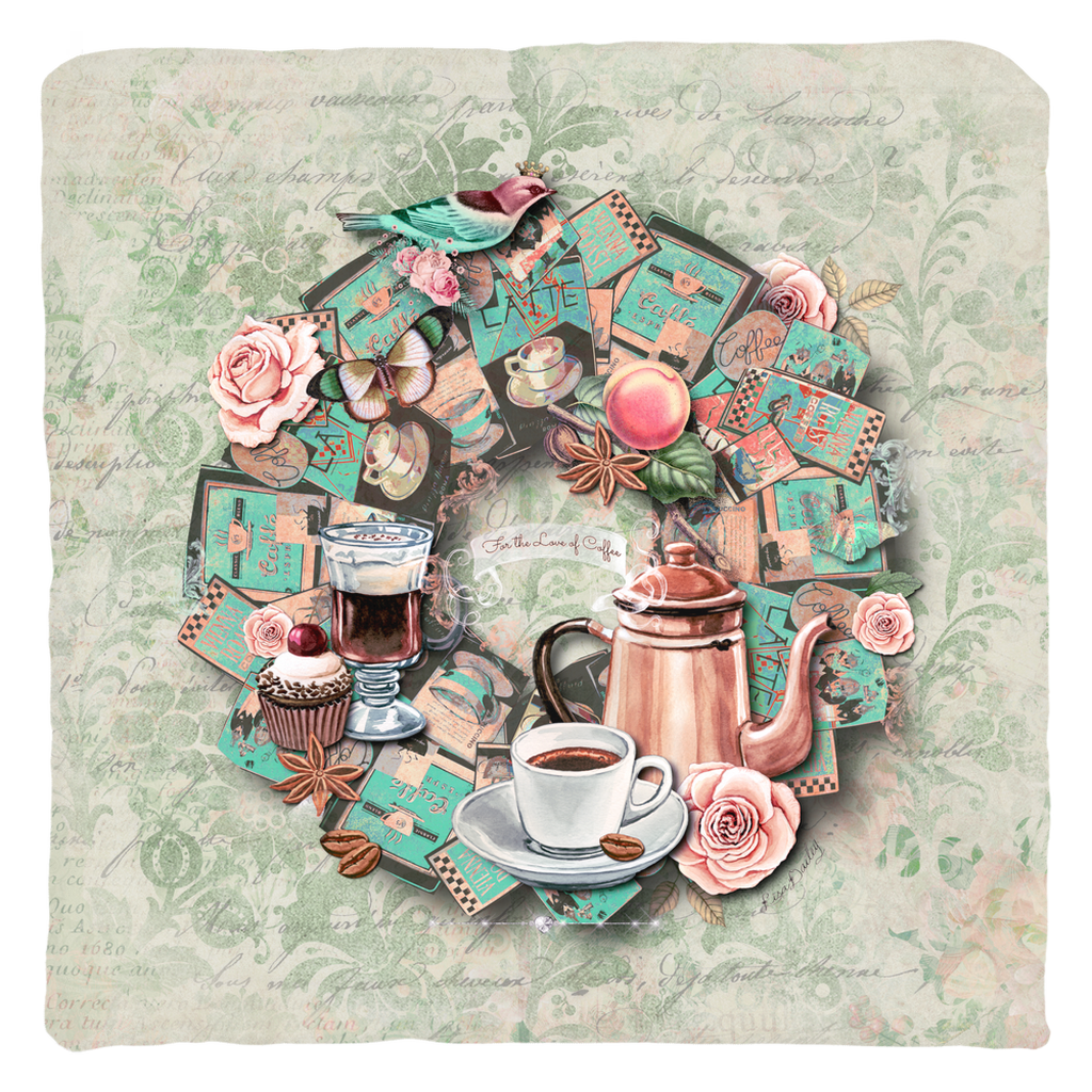 For the Love of Coffee - Throw Pillow