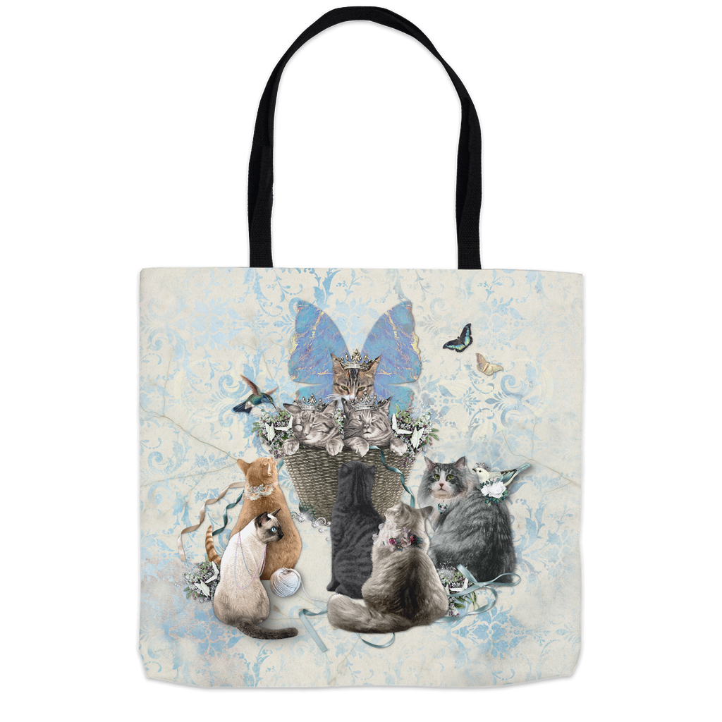 A Tisket a Tasket Cats in a Basket - Tote Bag