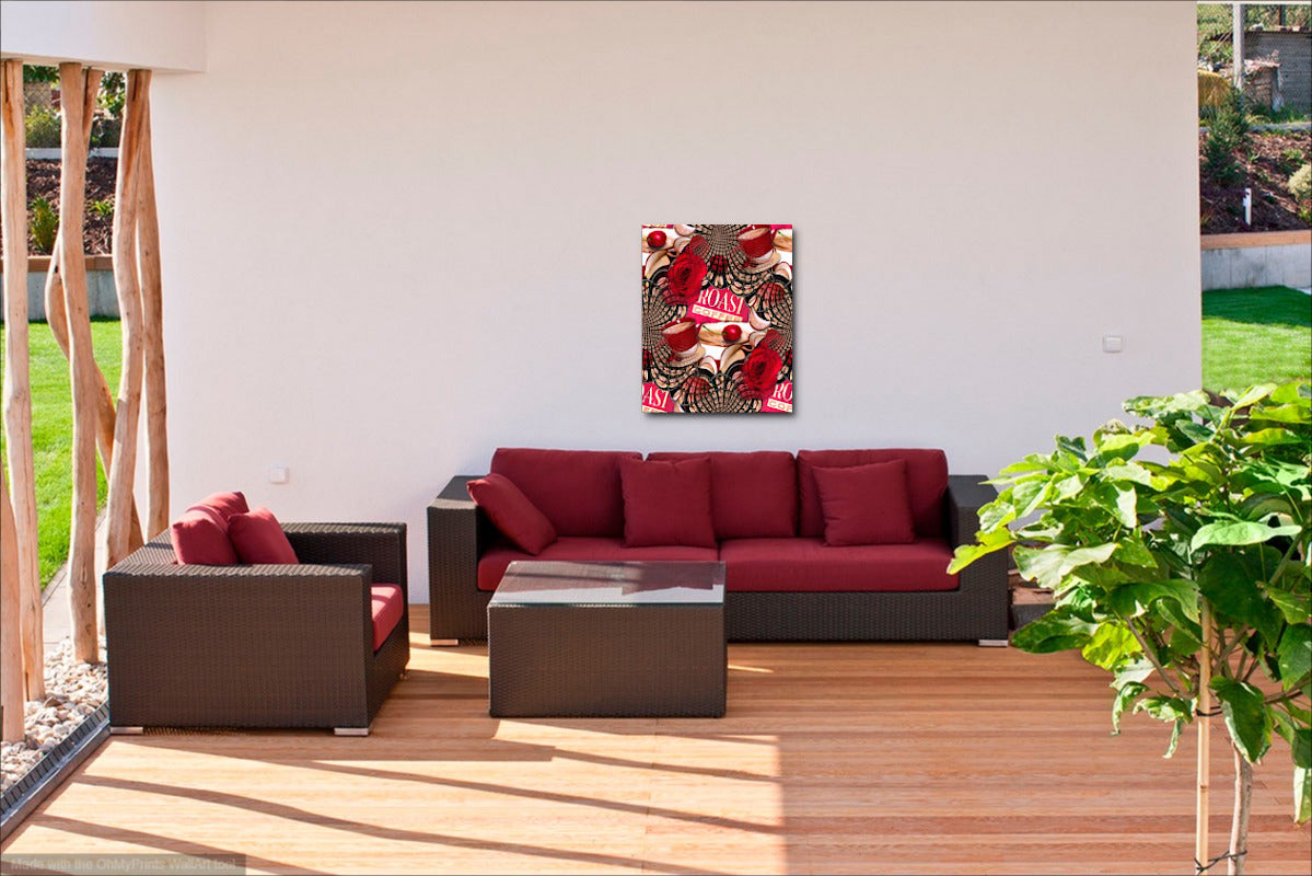 Life is a Cup of Cherries - Canvas Print