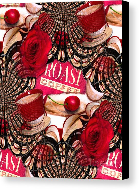 Life is a Cup of Cherries - Canvas Print