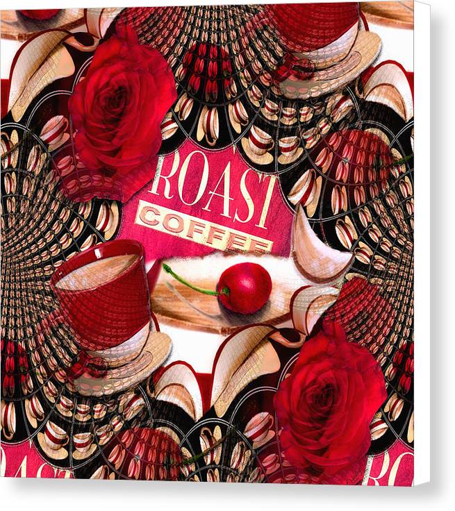 Life is a Cup of Cherries - Canvas Print