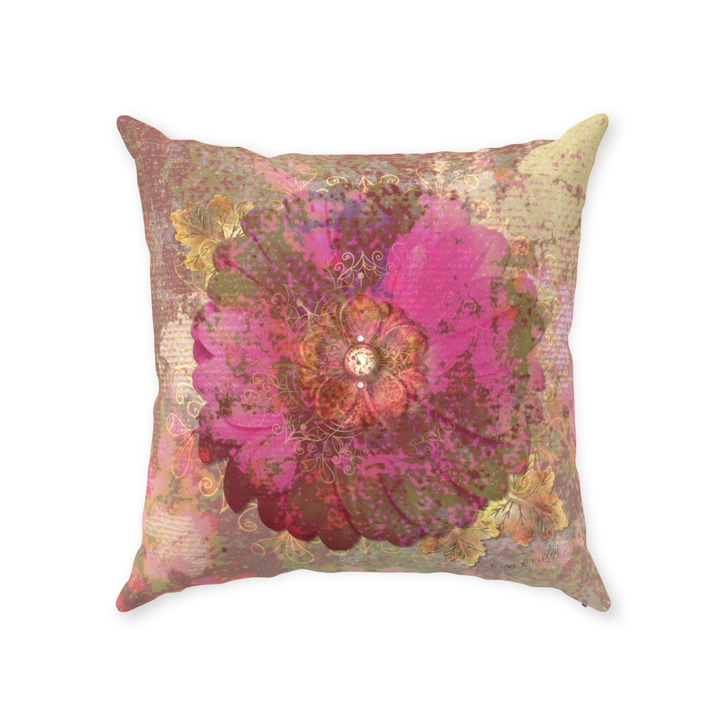 Disguised Blossom - Throw Pillow